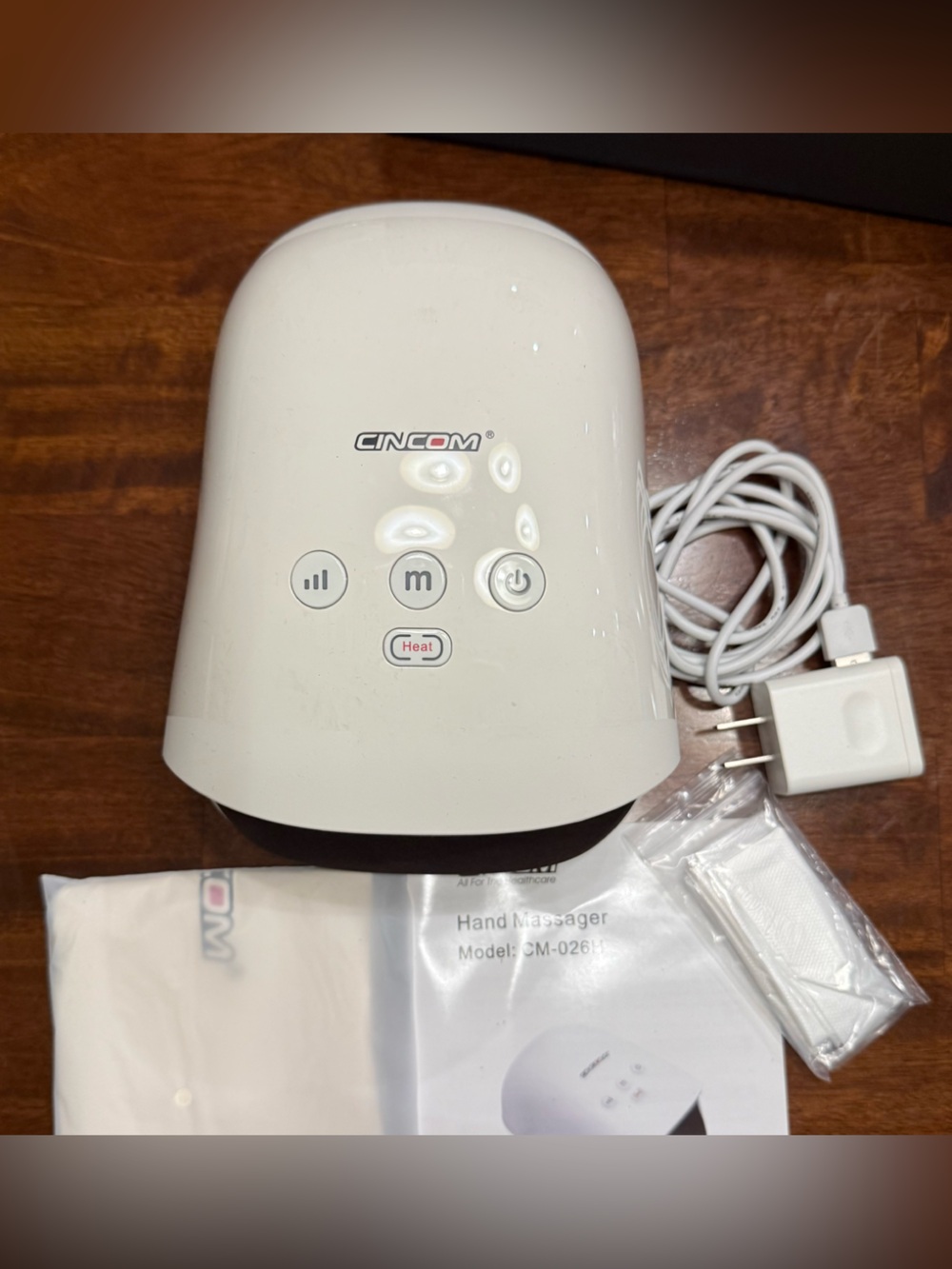 CINCOM Hand Massager With Heat New Open Box